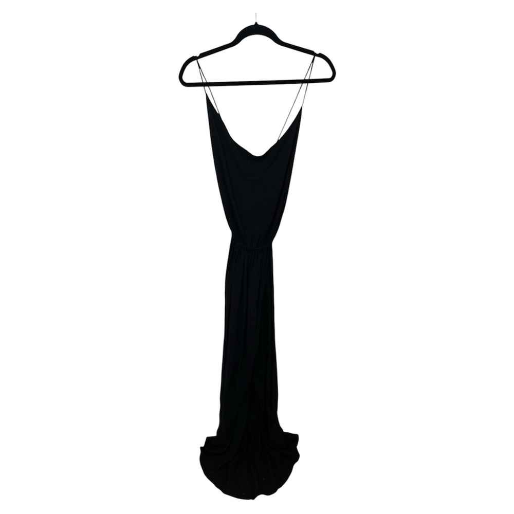 Indah Black Spaghetti-Strap Maxi Dress
